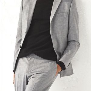 H&M Gray Single Breasted Suit